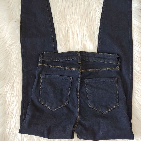 L'agence Margot high rise skinny jeans Midnight dark blue indigo size 24 - Picture 9 of 13